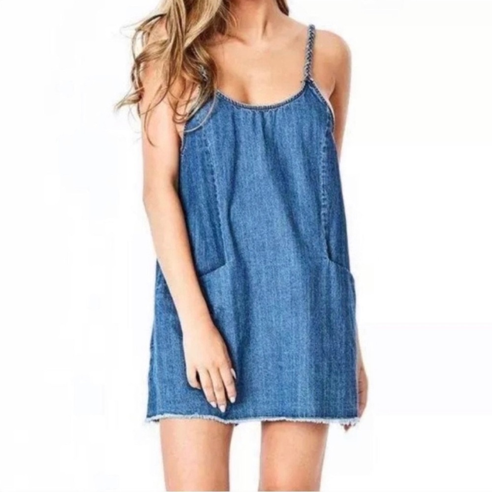 🥉Carmar Denim Mini Dress